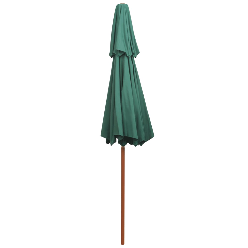 Parasol dubbeldekker met houten paal 270 cm