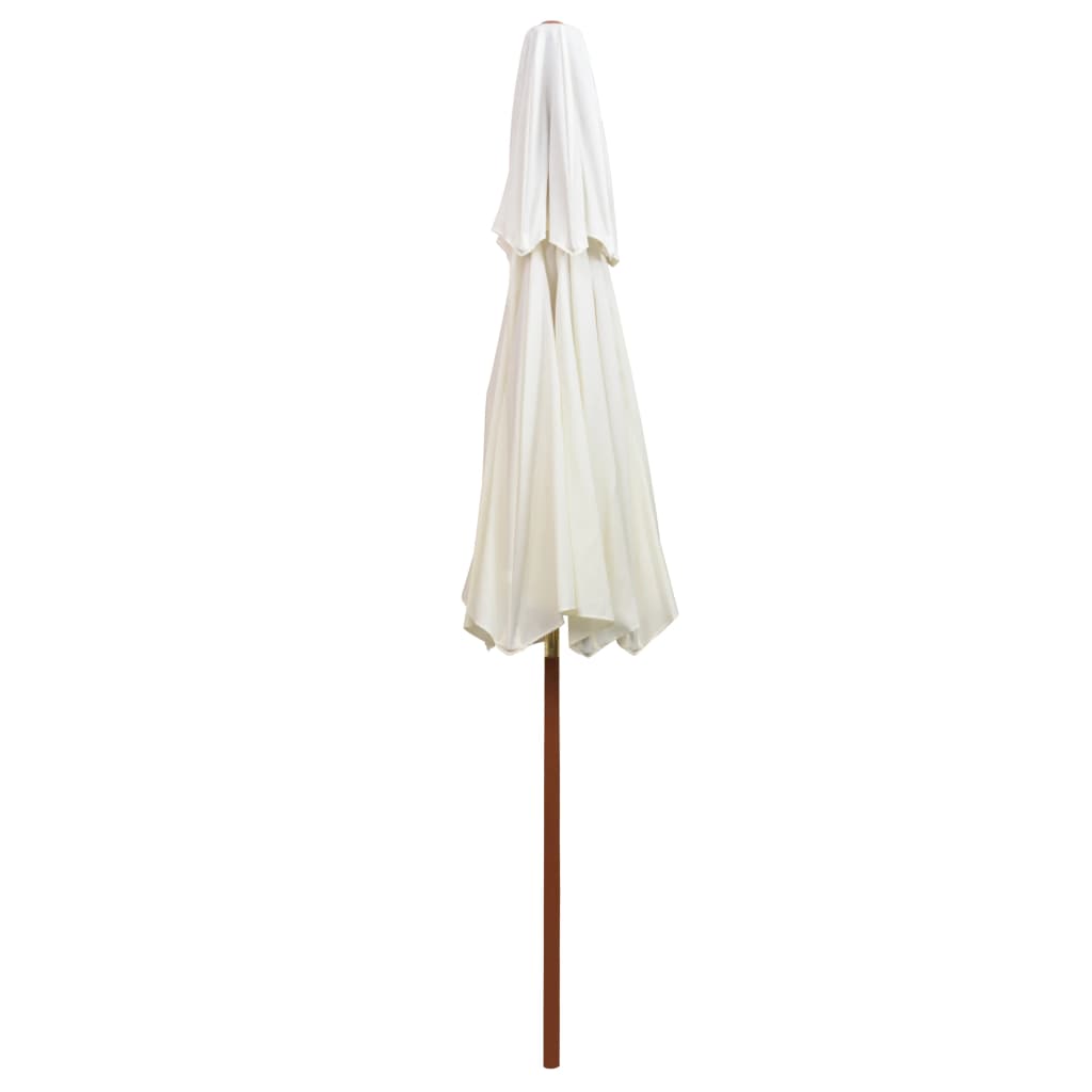 Parasol dubbeldekker met houten paal 270 cm