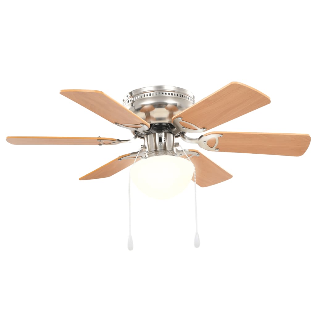 Ventilateur de plafond avec lampe 82 cm