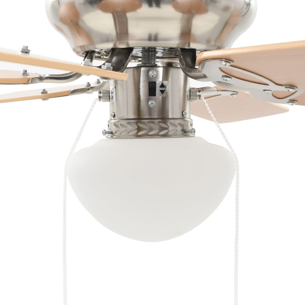 Ventilateur de plafond avec lampe 82 cm