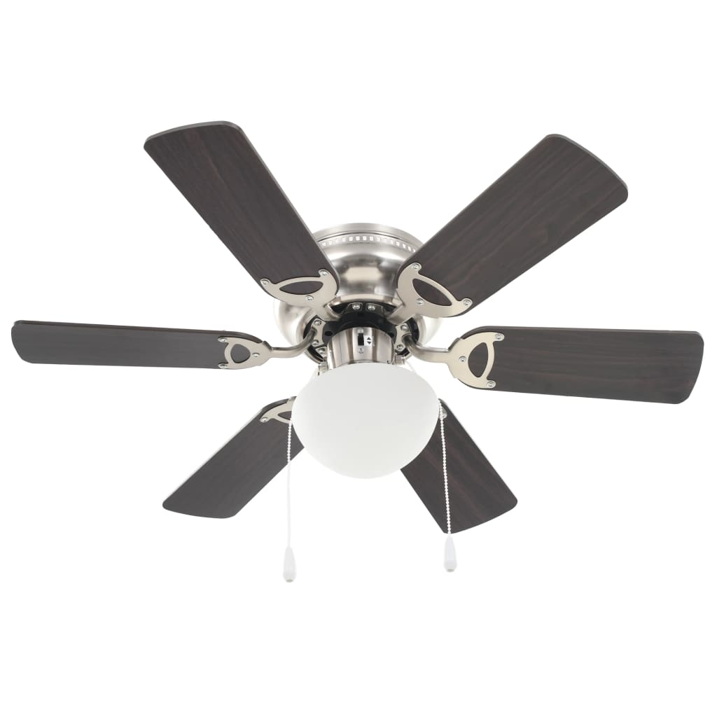 Ventilateur de plafond avec lampe 82 cm