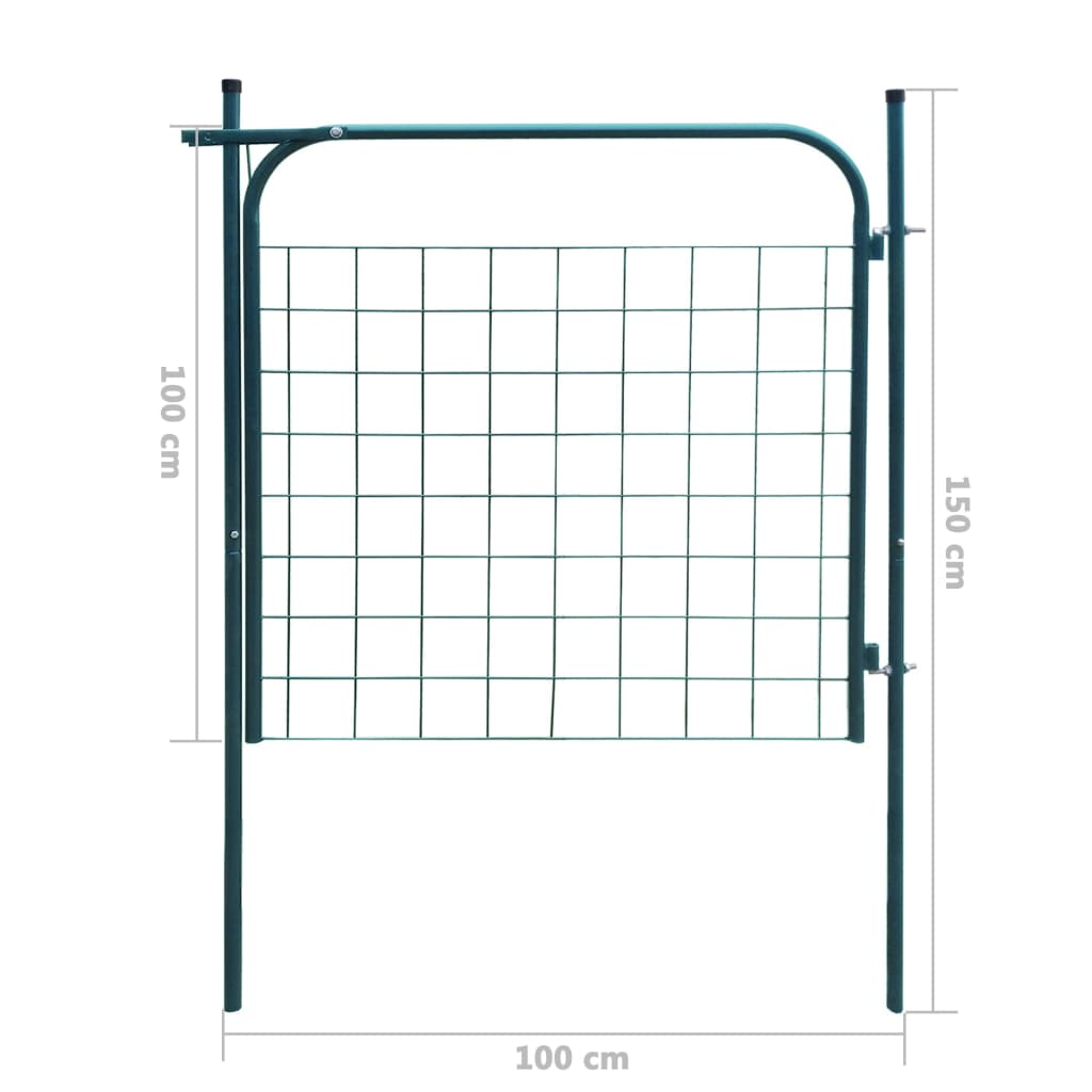 Tuinpoort 100x100 cm antraciet