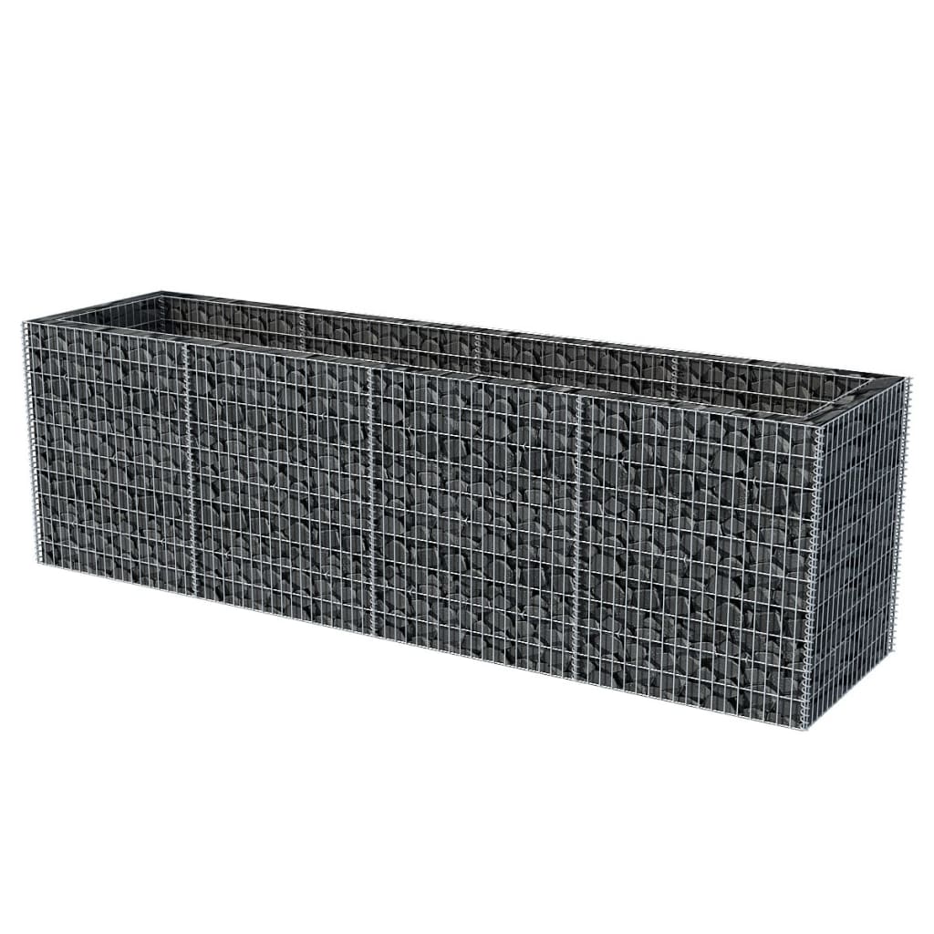 Gabion plantenbak verhoogd 360x90x50 cm staal