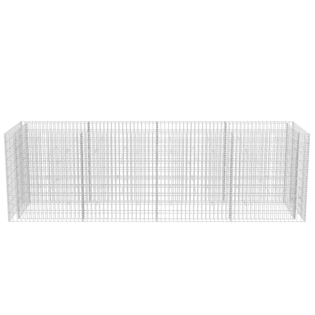 Gabion plantenbak verhoogd 360x90x50 cm staal