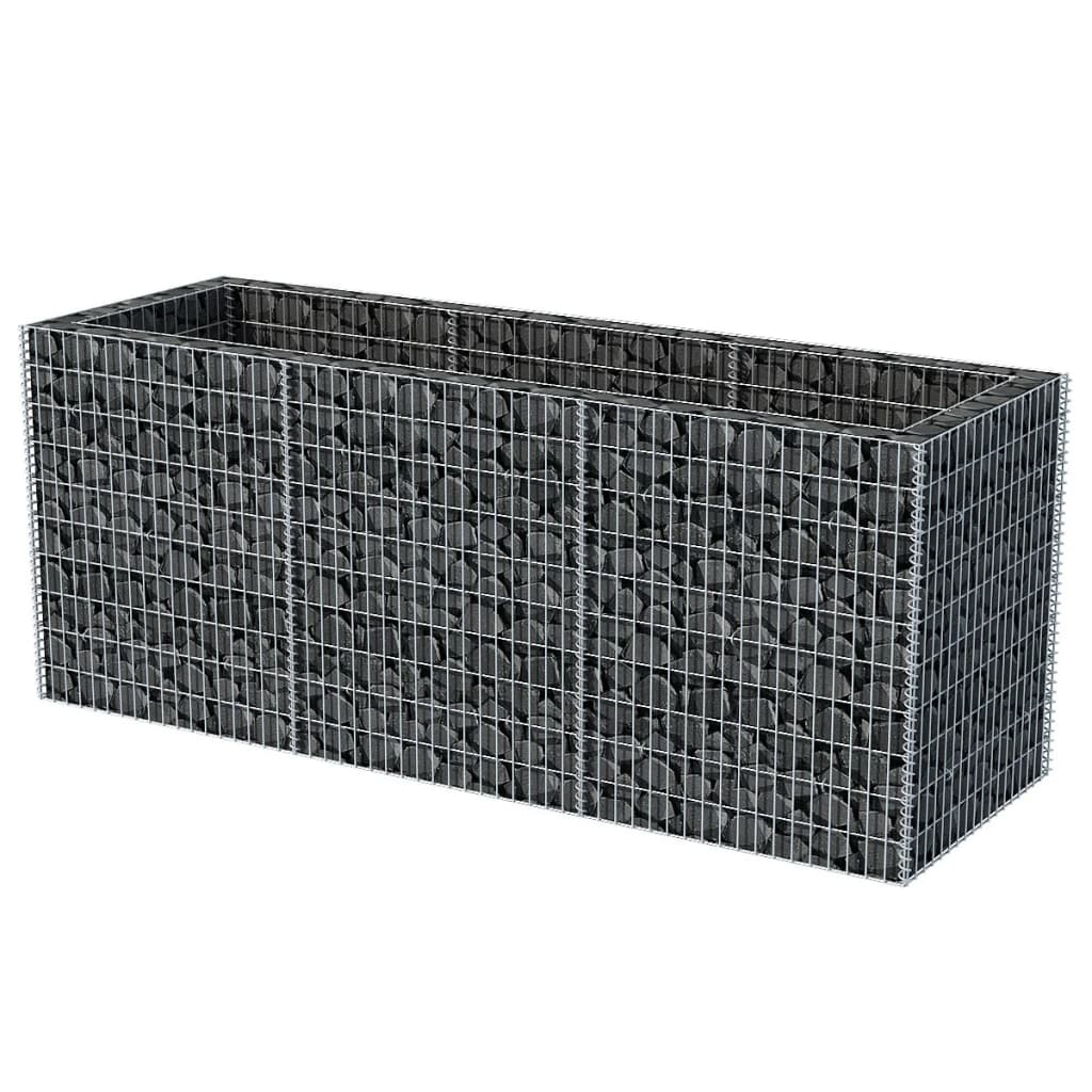 Gabion plantenbak verhoogd 360x90x50 cm staal