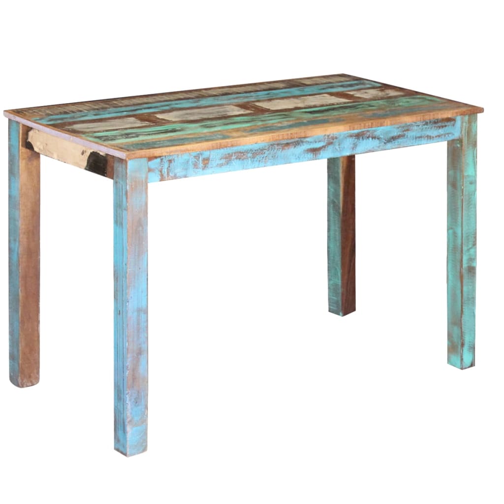 Eettafel 115x60x76 cm massief gerecycled hout