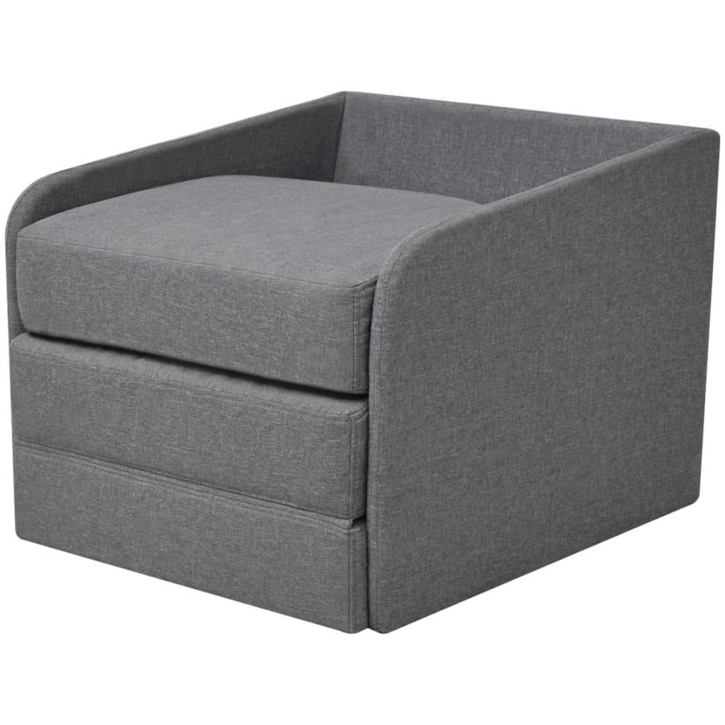 Fauteuil-lit pliable en tissu