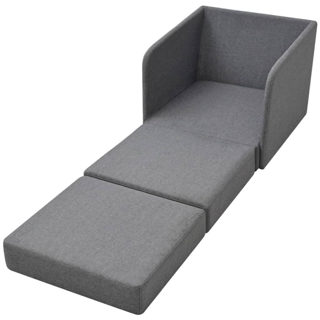 Fauteuil-lit pliable en tissu