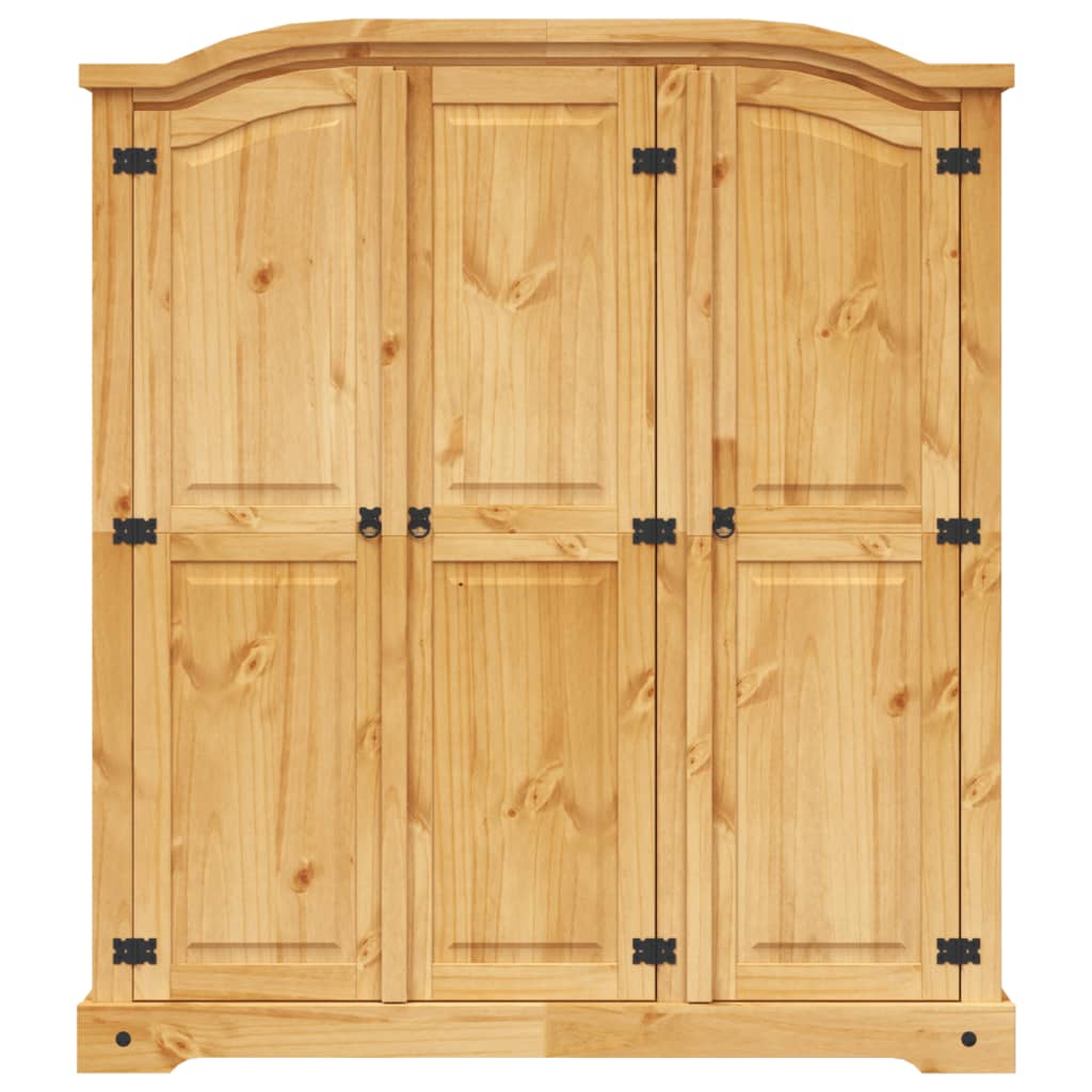 Armoire 3 portes en pin mexicain style Corona