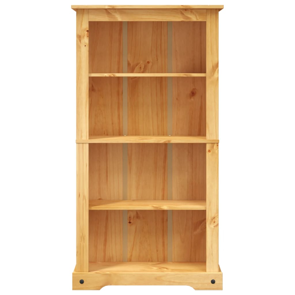 Boekenkast grenenhout met 3 planken Corona-stijl 81x29x100 cm