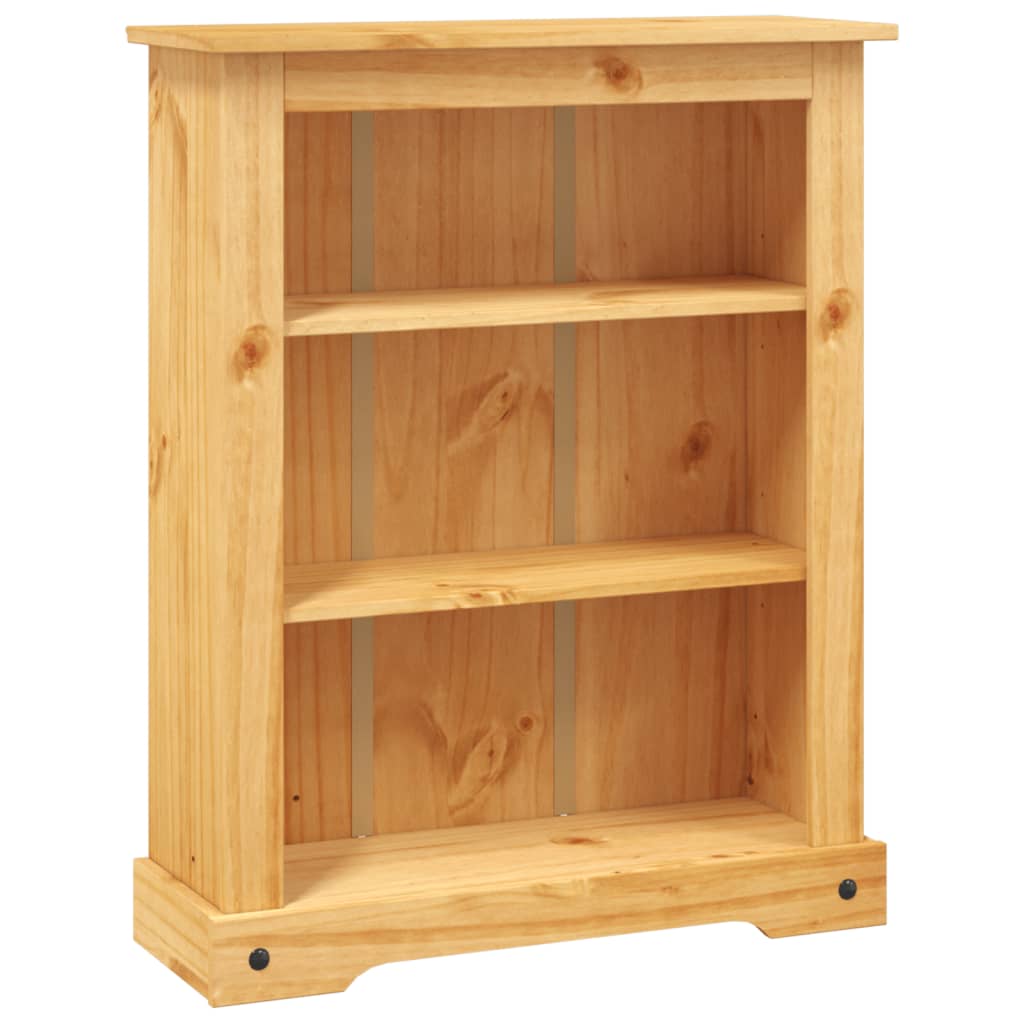 Boekenkast grenenhout met 3 planken Corona-stijl 81x29x100 cm