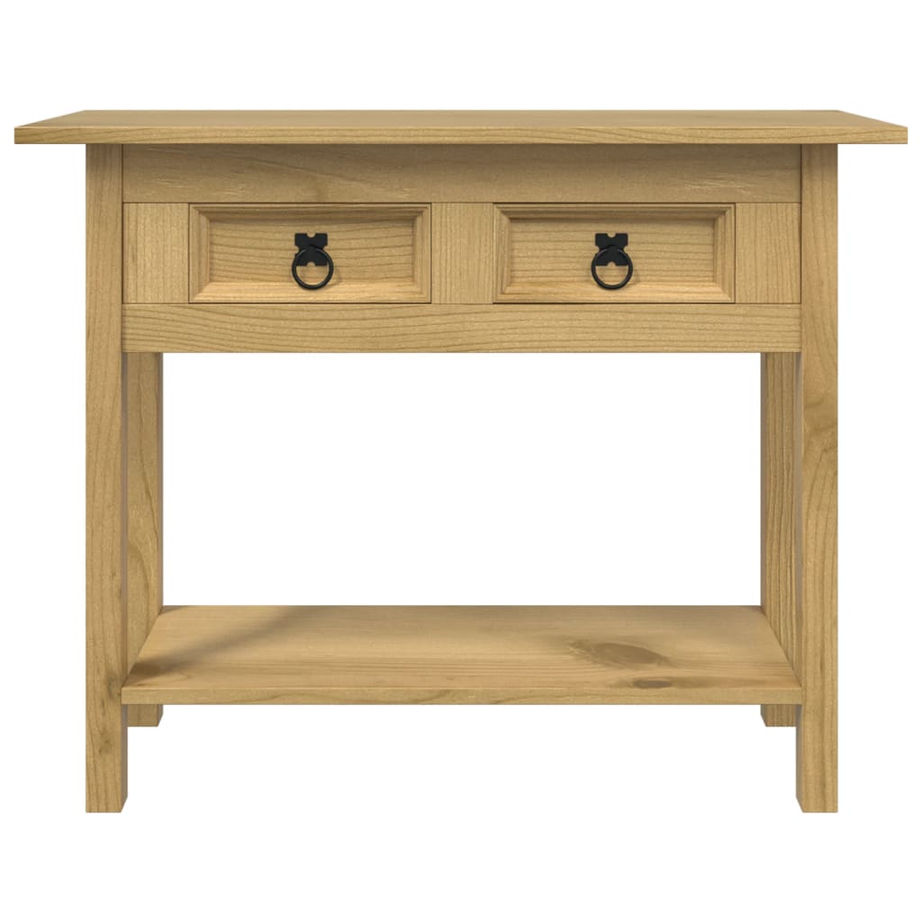 Table console en pin mexicain style Corona 90x34,5x73 cm