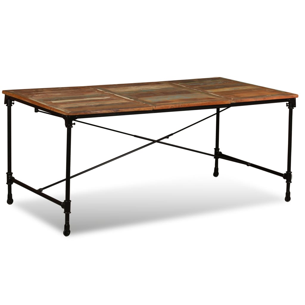 Eettafel 240 cm massief gerecycled hout