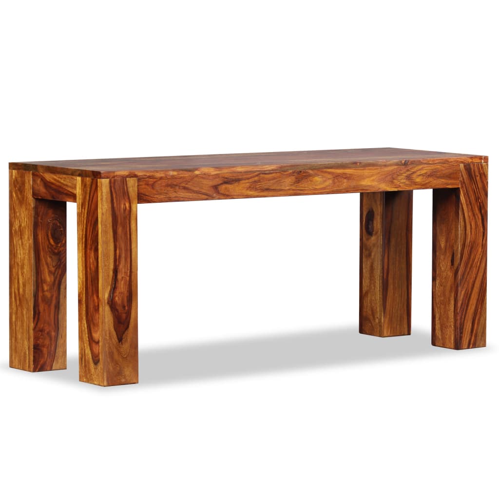 Banc 110x35x45 cm en bois de Sesham massif