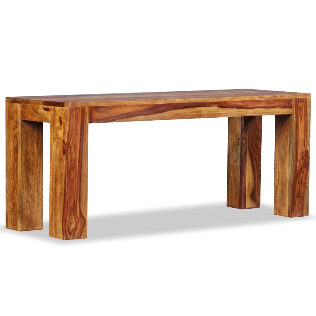 Banc 110x35x45 cm en bois de Sesham massif