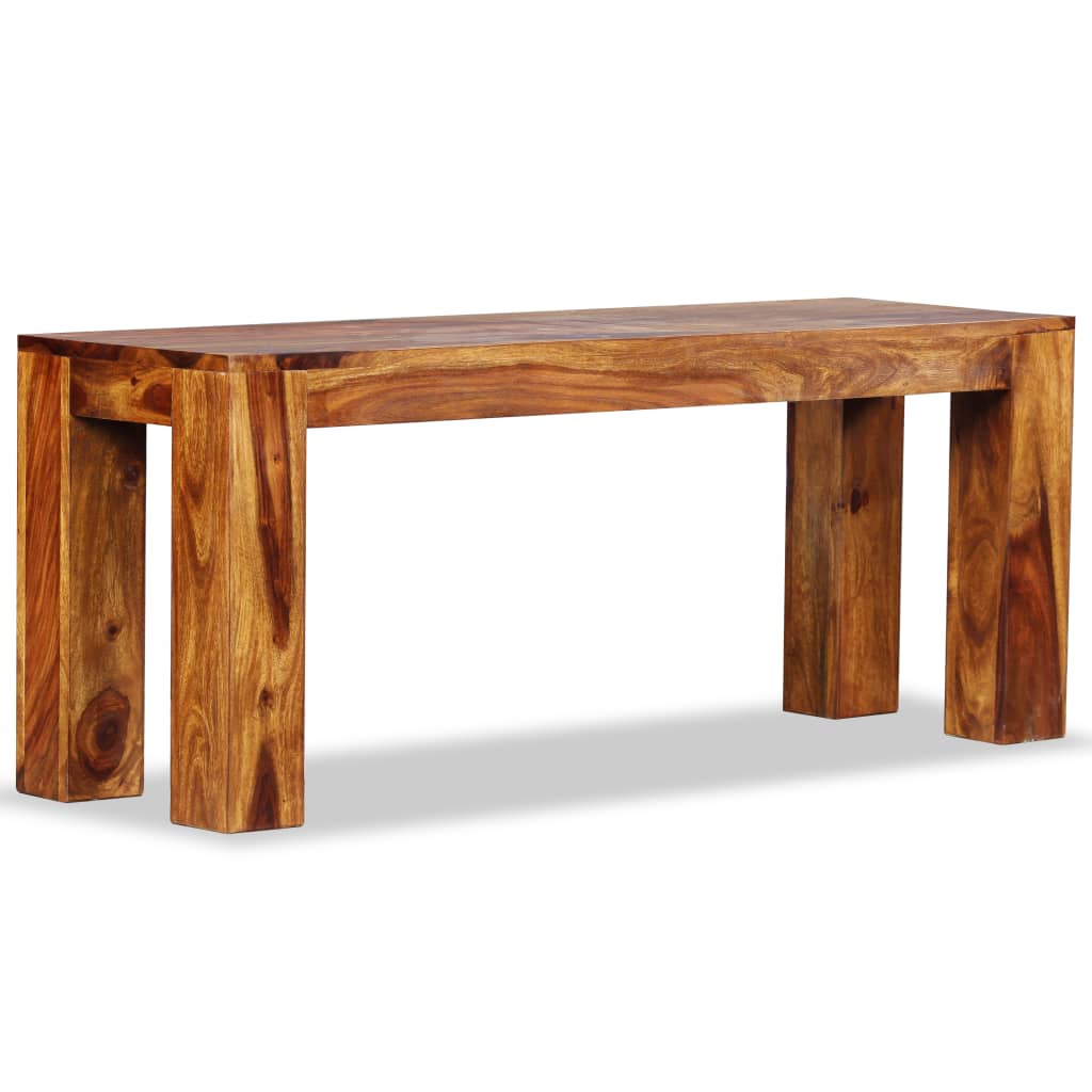 Banc 110x35x45 cm en bois de Sesham massif