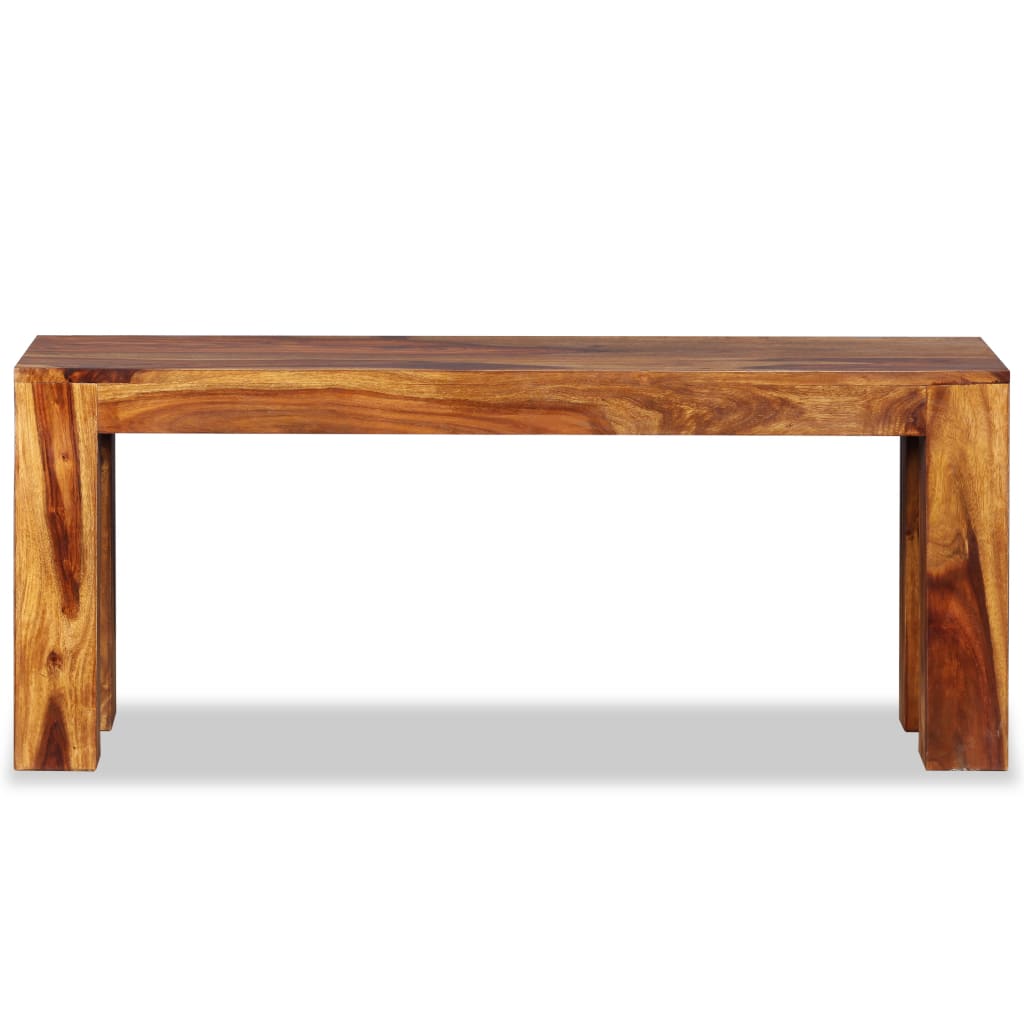 Banc 110x35x45 cm en bois de Sesham massif