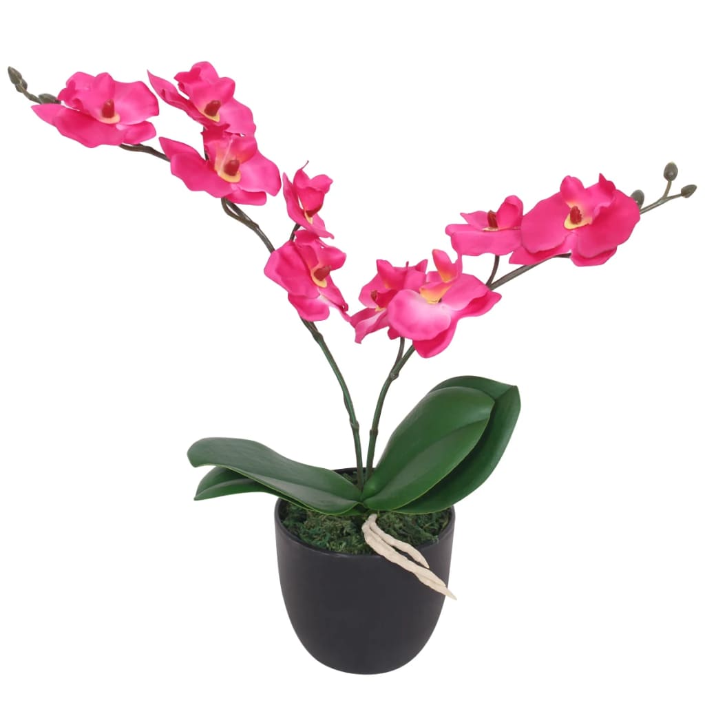 Plante d'orchidée artificielle avec pot 30 cm