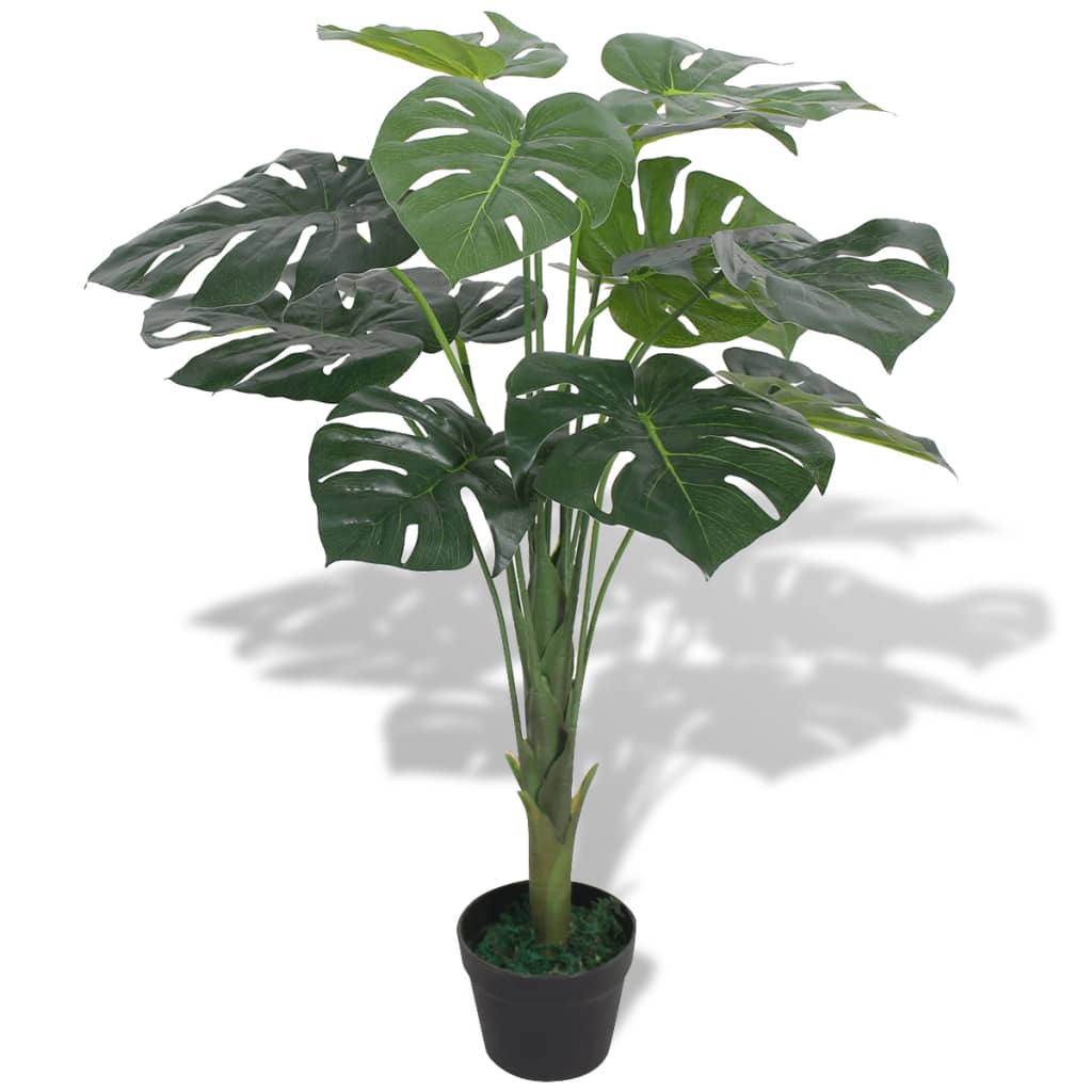 Plante artificielle avec pot monstera 45 cm vert