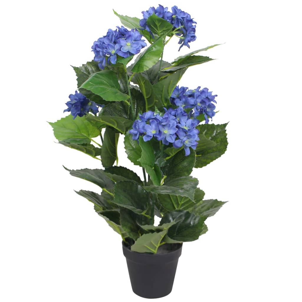 Plante d'hortensia artificielle avec pot 60 cm