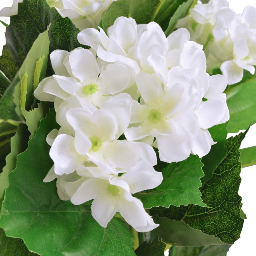 Plante d'hortensia artificielle avec pot 60 cm