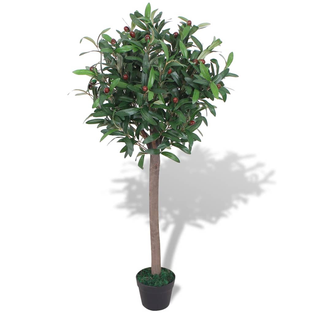 Kunst laurierboom plant met pot 120 cm groen