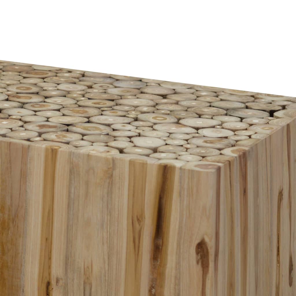 Table basse 90x50x30 cm bois de teck véritable