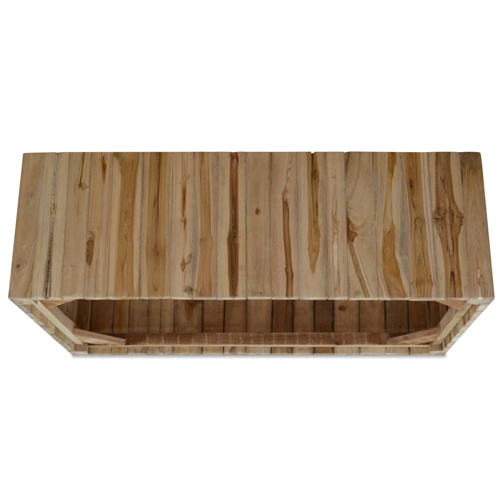 Table basse 90x50x30 cm bois de teck véritable