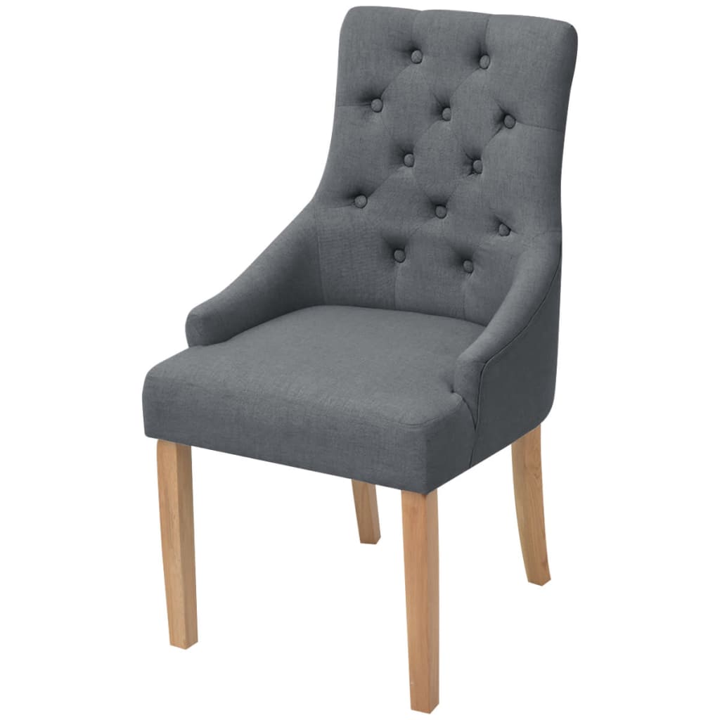 Eetkamerstoelen 2 st stof