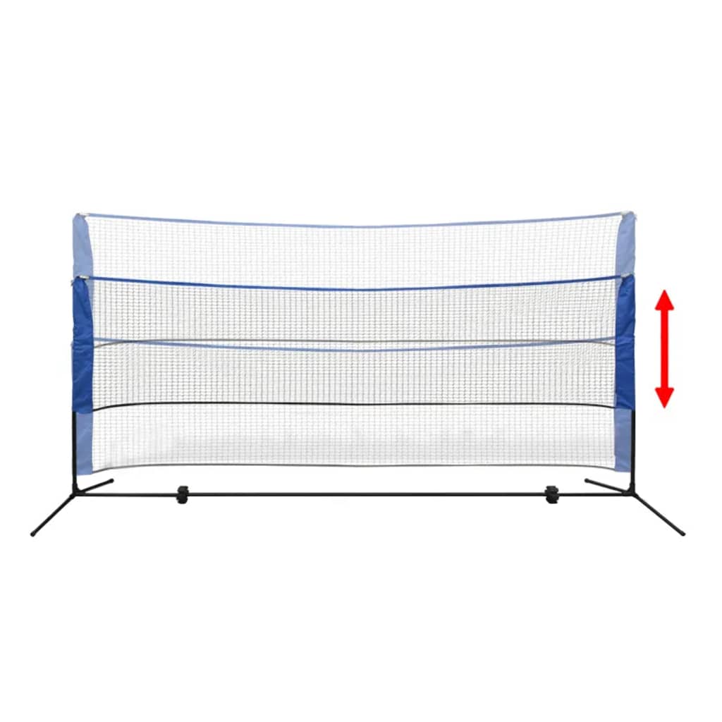 Filet de badminton avec volants 300x155 cm