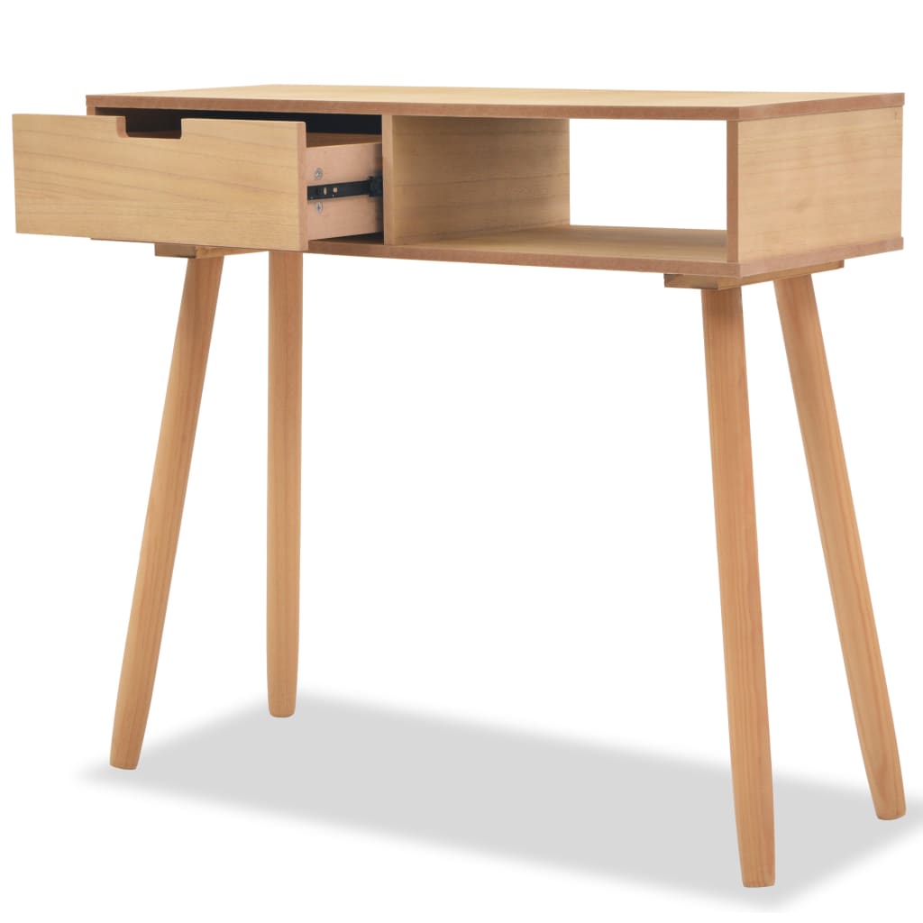 Table murale 80x30x72 cm en bois de pin massif