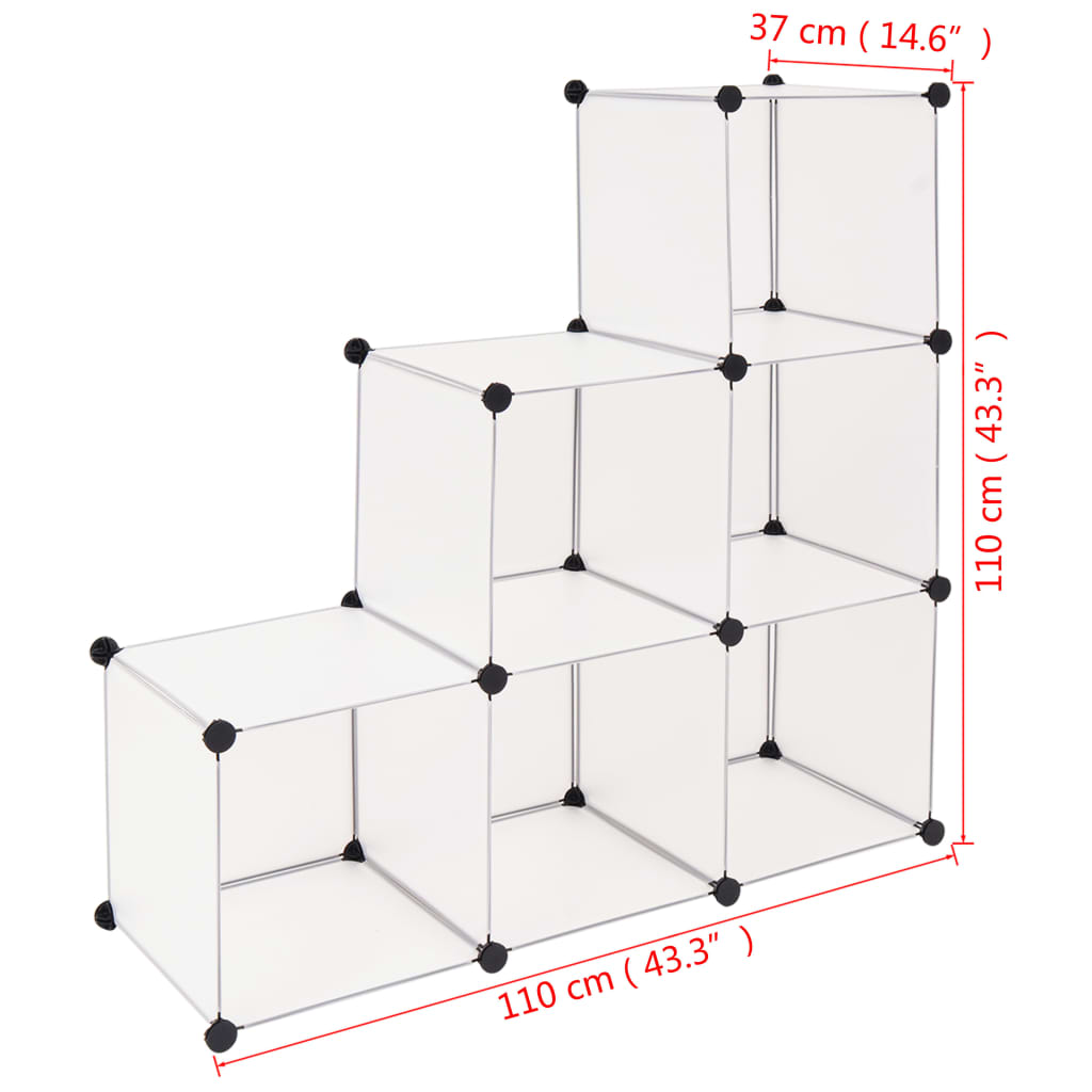 Meuble de rangement à 9 compartiments