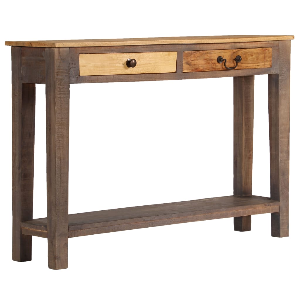 Table console style vintage 118x30x80 cm bois massif