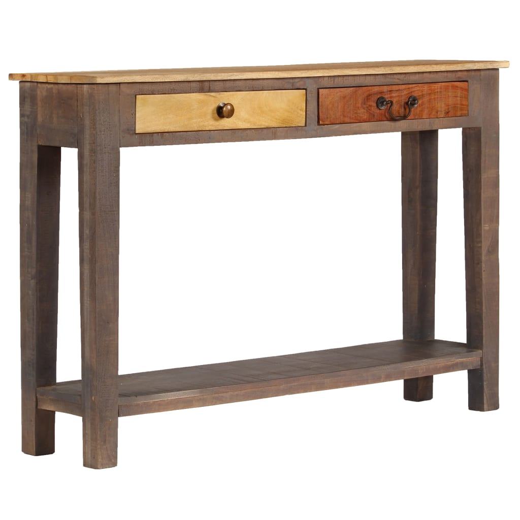 Table console style vintage 118x30x80 cm bois massif