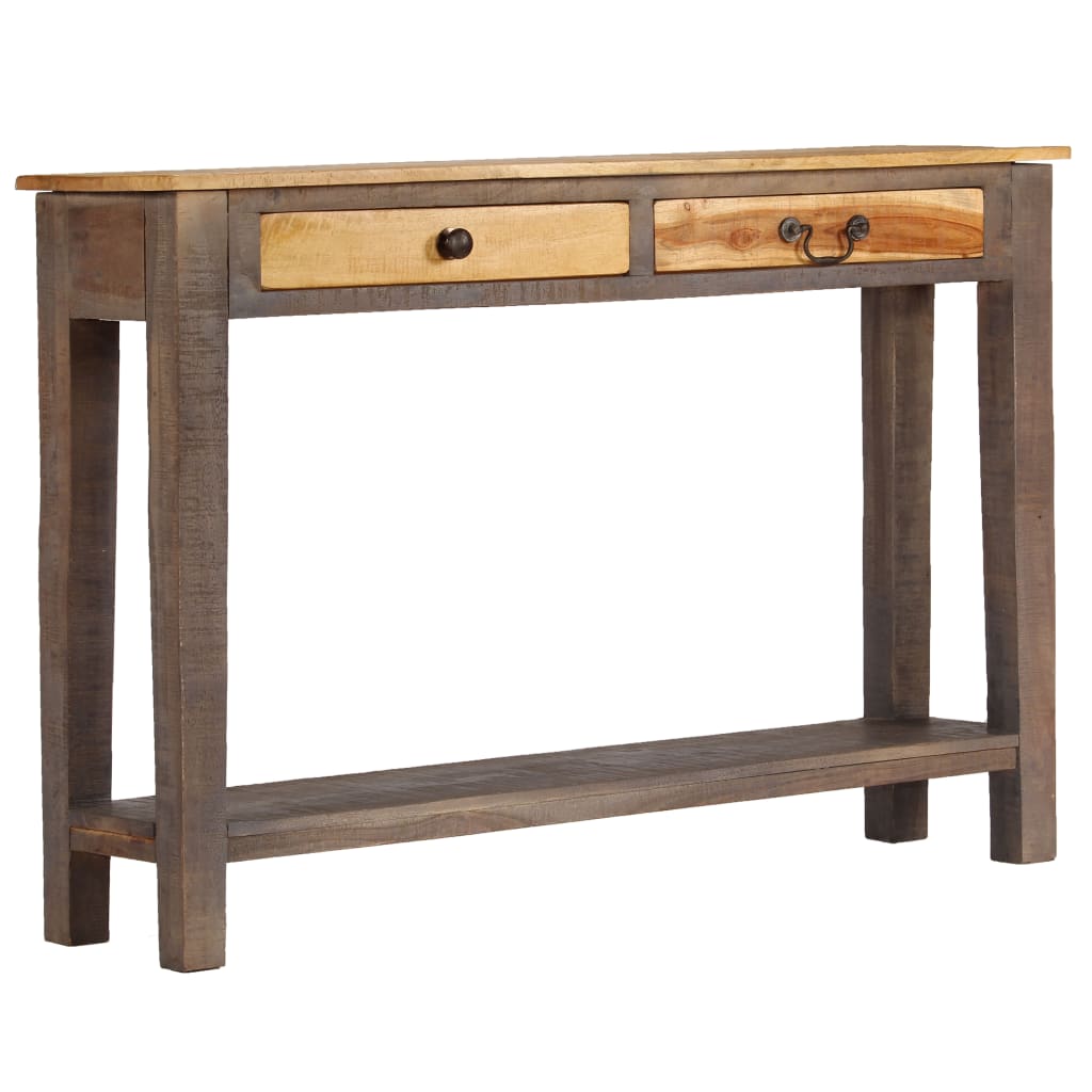 Table console style vintage 118x30x80 cm bois massif