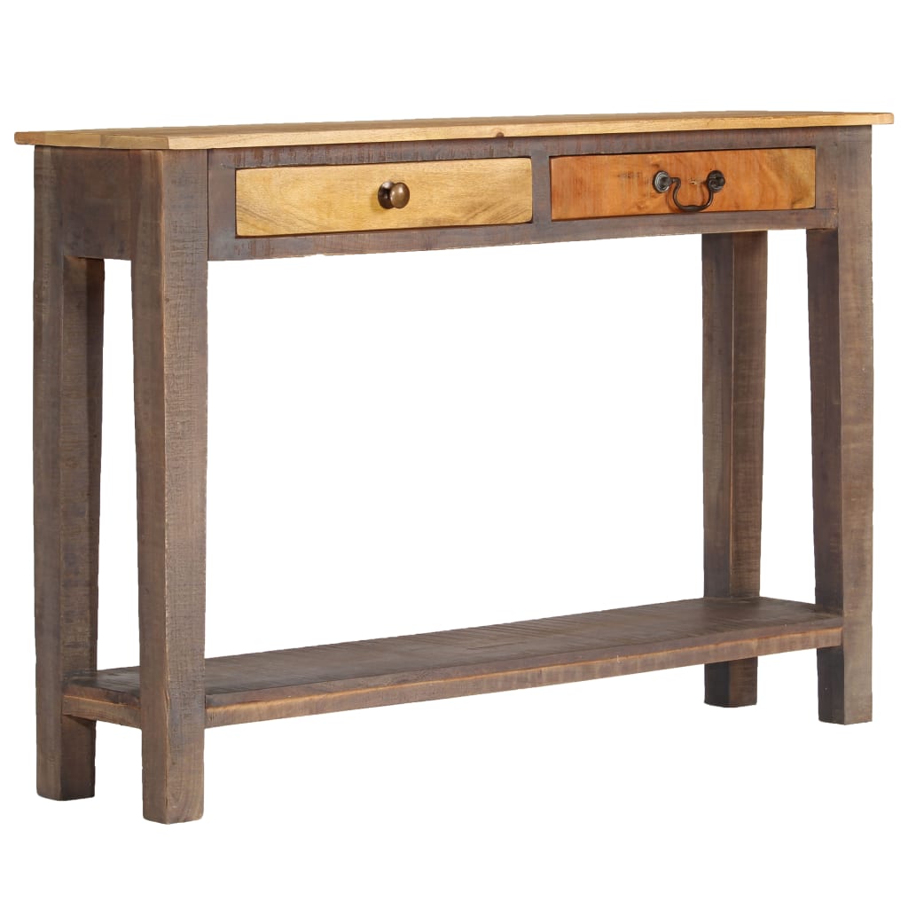 Table console style vintage 118x30x80 cm bois massif