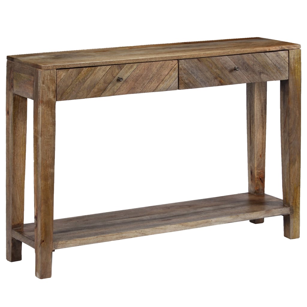 Table console style vintage 118x30x80 cm bois massif