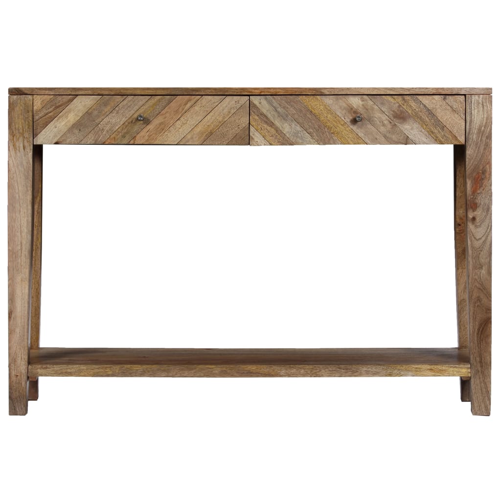 Table console style vintage 118x30x80 cm bois massif