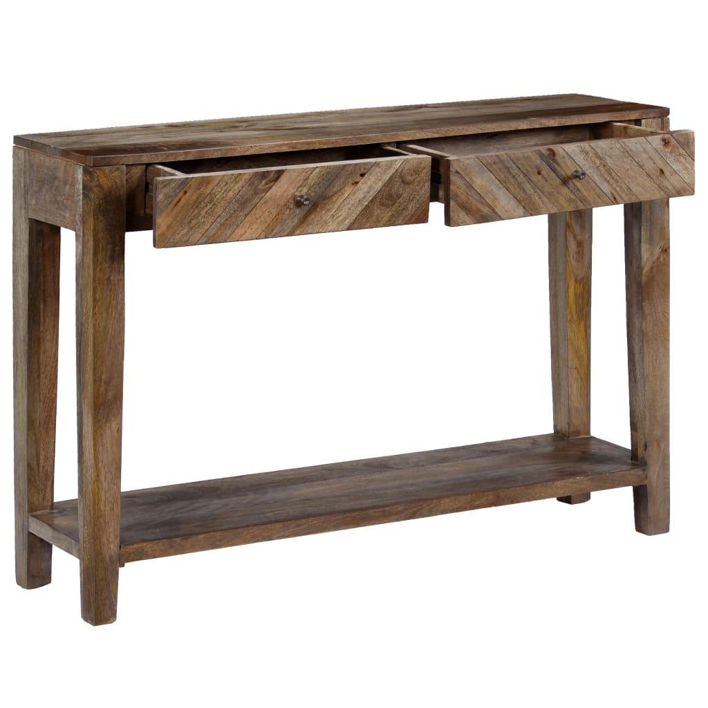 Table console style vintage 118x30x80 cm bois massif