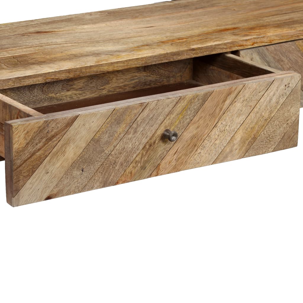 Table console style vintage 118x30x80 cm bois massif