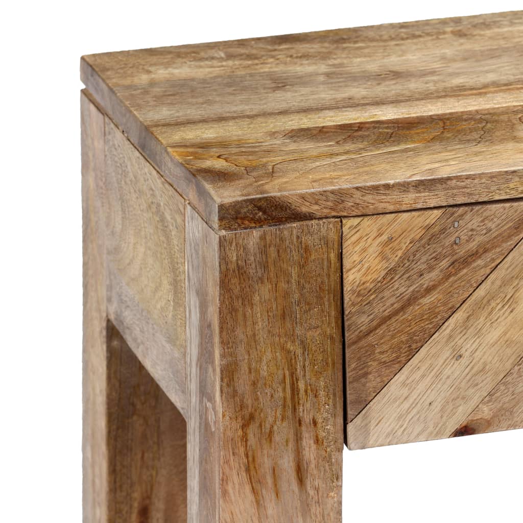 Table console style vintage 118x30x80 cm bois massif