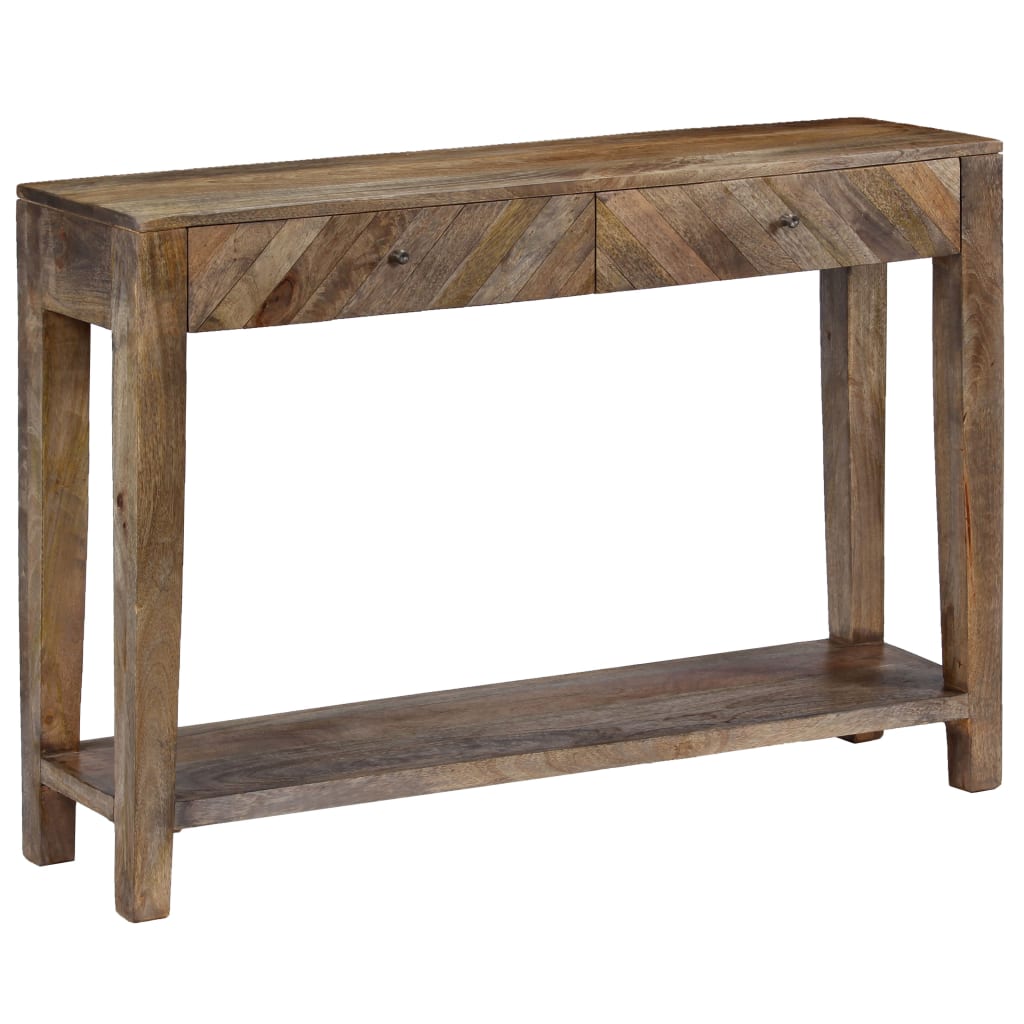 Table console style vintage 118x30x80 cm bois massif