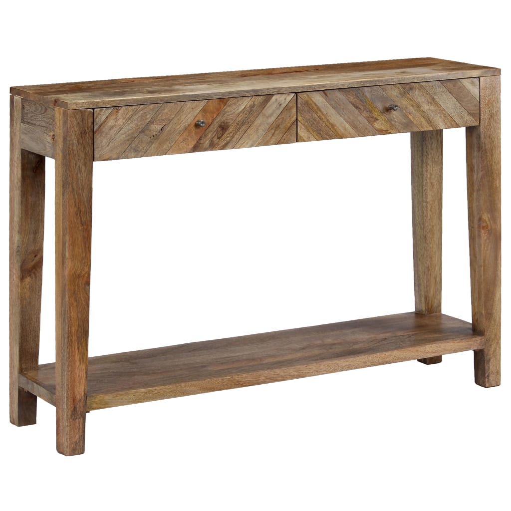 Table console style vintage 118x30x80 cm bois massif