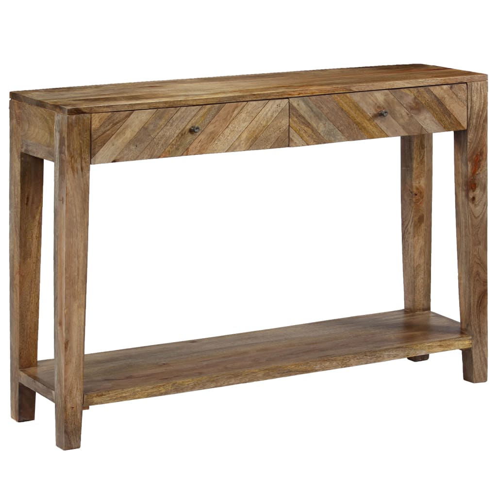 Table console style vintage 118x30x80 cm bois massif