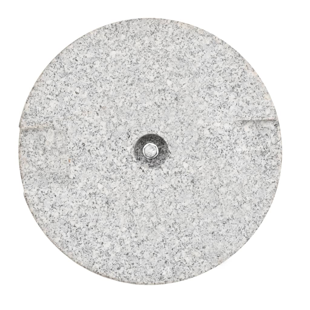 Parasolvoet rond 20 kg graniet