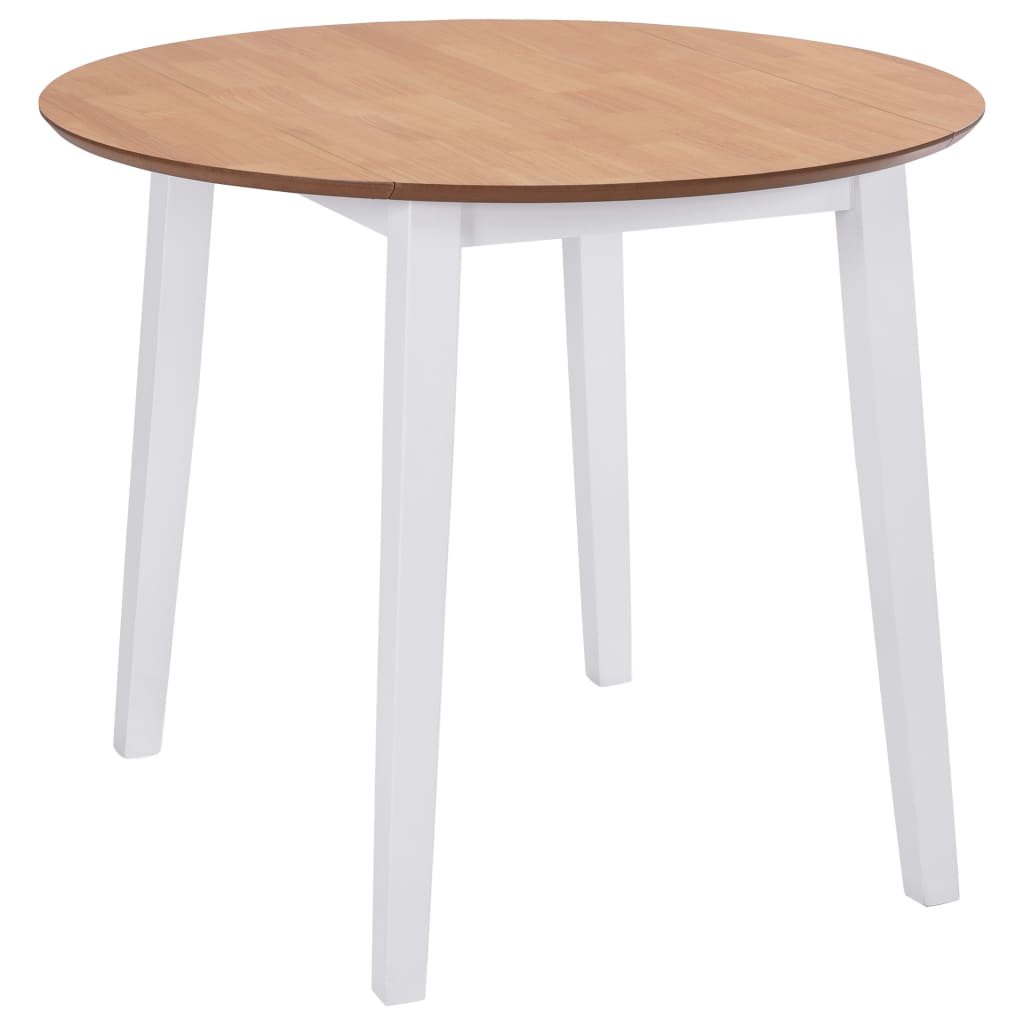 Eettafel inklapbaar rond MDF