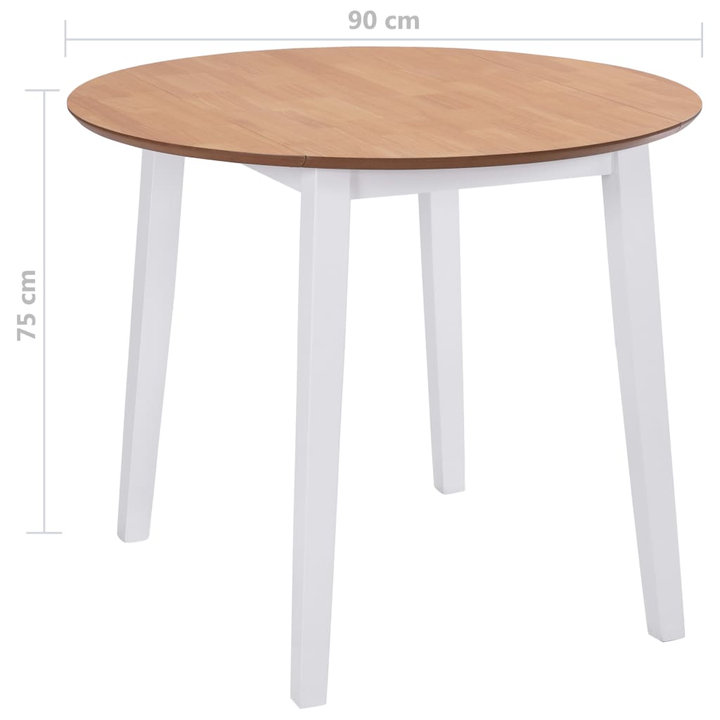 Table à manger pliante autour du MDF