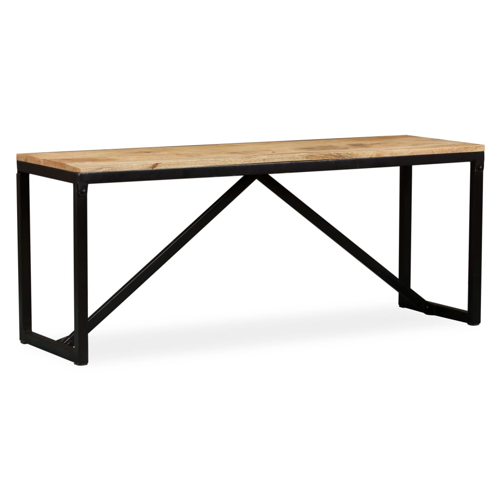 Banc 110x35x45 cm en manguier massif