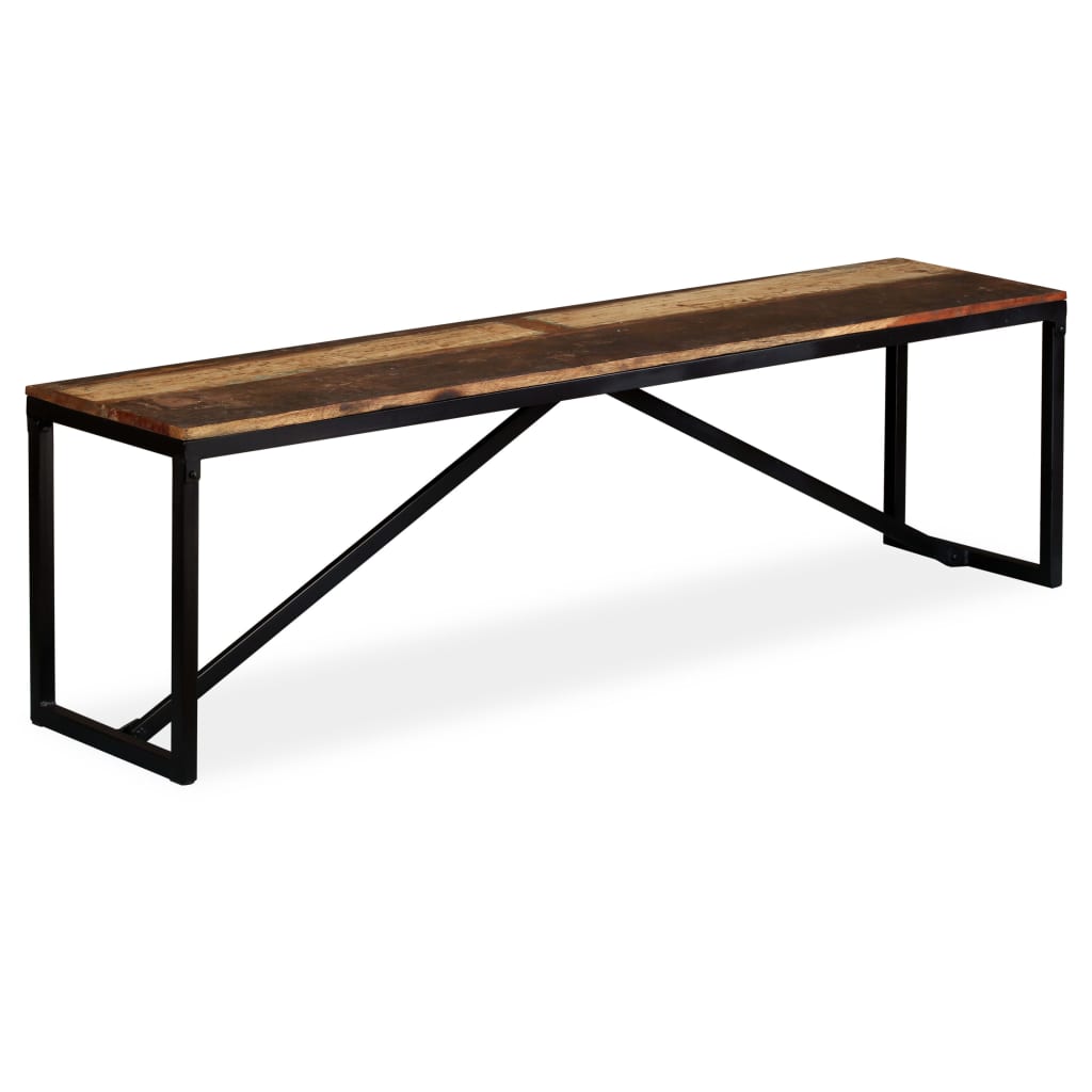 Banc 110x35x45 cm en manguier massif