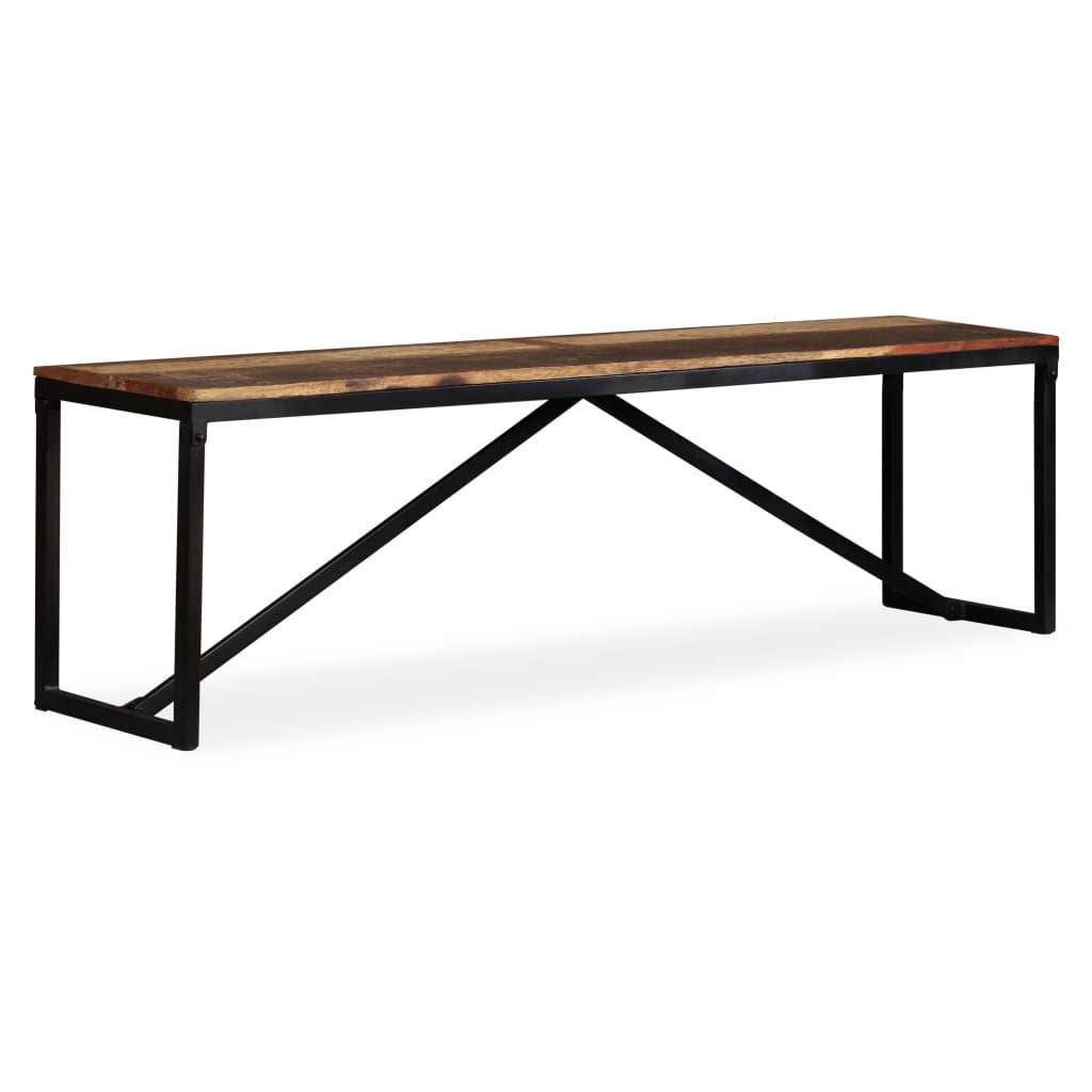 Banc 110x35x45 cm en manguier massif